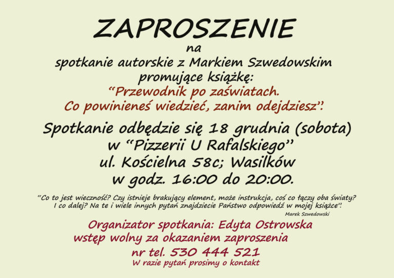 zaproszenie